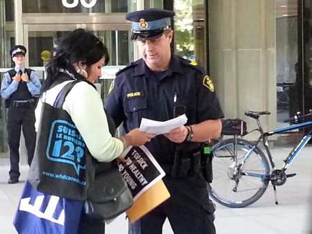 The OPP examine the OHAC petition held by longtime Hep C worker Zoe Dodd.