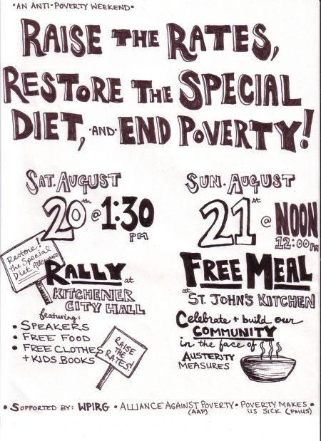 Anti-Poverty Weekend in Kitchener
