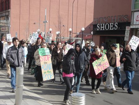 March at 3:00pm in downtown Kitchener 