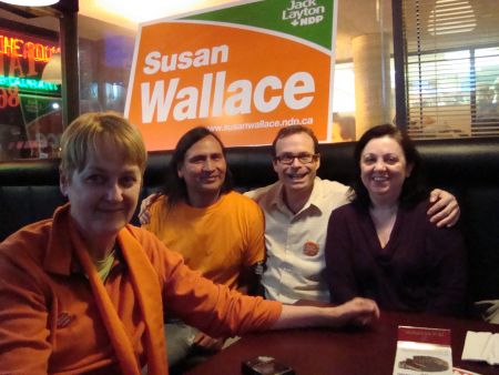 Cathy Crowe, 2010 provincial NDP candidate in the same riding, said "We are so proud of Susan"