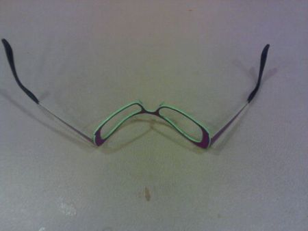 Emily Noether's glasses after being punched