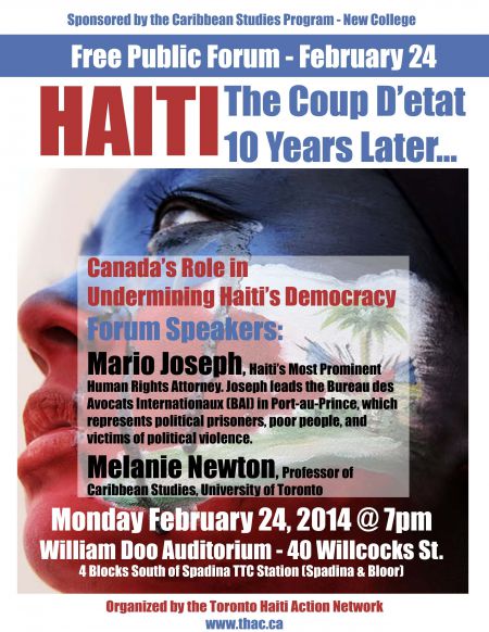 Solidarity with the people of Haiti