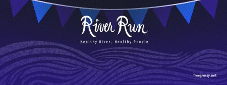 Banner for the River Run.