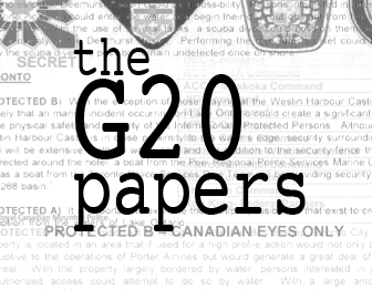 The G20 Papers: Links to articles based on summit security Documents