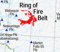 First Nations oppose the Ring of Fire mining projects