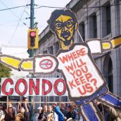 Housing rally launches Downtown Eastside boycott campaign