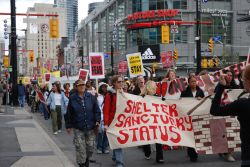 Resisting Deportation - Women fighting violence against women.