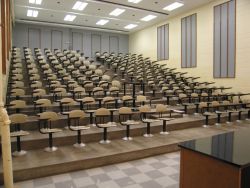 A lecture hall at Lash Miller, University of Toronto