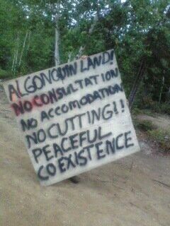 photo by Shannon Chief "SIGNS THAT WAS SUPPOSED TO ENSURE THE FUTURE GENERATIONS.."