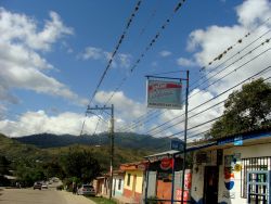 Nov. 29, 2009 - In a small town in Danli, residents explain that this main street is normally crowded and boisterous on election day.  As in every other town we visited, there is no 'fiesta democratica' to be seen.