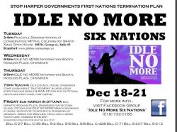 Roundtable: Idle No More - Six Nations