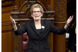 Premier Kathleen Wynne in the legislature