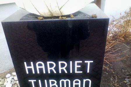 Harriet Tubman Memorial Bust desecration image 2
