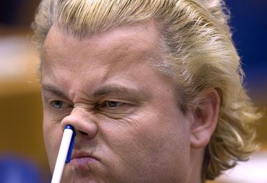 Geert Wilder, leader of the Dutch far-right Party for Freedom