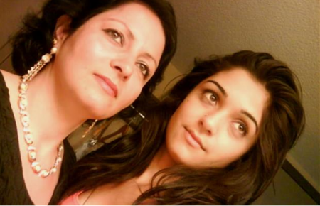 This photo from Sahar's cellphone, which was recovered from the crime scene. shows Rona Mohammad Amir and Sahar Shafia.