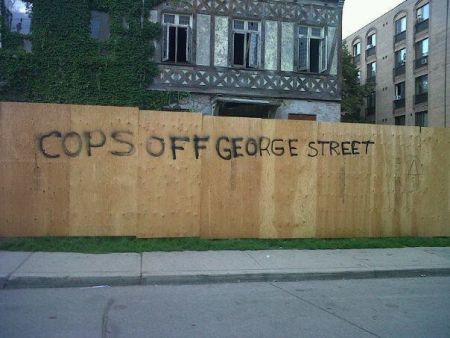 Police Harassment and Intimidation of George Street Residents Intensifies