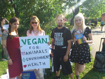 Vegan for: Animals, Environment, Health