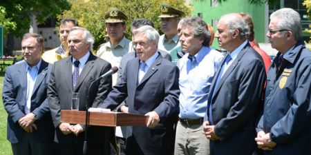 Chilean Government representatives on further militarization of Wallmapu