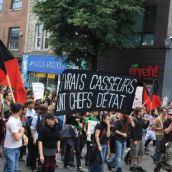 Montréal: Demonstration Against G20 Police Brutality