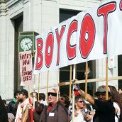 Housing rally launches Downtown Eastside boycott campaign