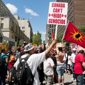 Canada Can't Hide Genocide March