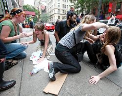Several women were the victims of a chemical attack in NYC during an Occupy Wall Street march