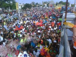 Revellers at the Caribana parade