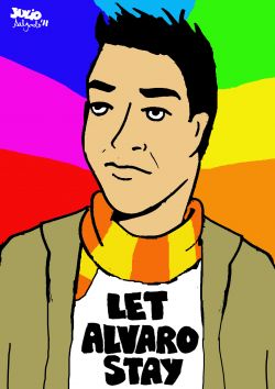 Let Alvaro Stay! Queer artist Alvaro Orozco is facing imminent deportation