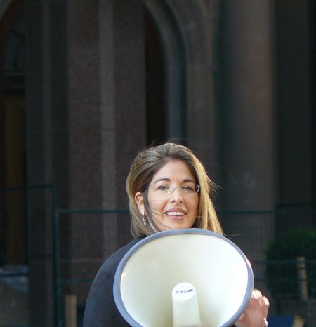 Naomi Klein: "Stop playing politics and public relations with our friends lives and let them go."
