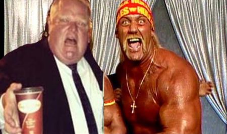 Rob Ford has, in a way, become a kind of wrestling character.