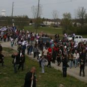 rest of the march Arrives at Kanonhstaton