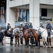 Horse cops to protect Barrick