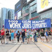  Thousands March for Jobs, Justice and Climate in Toronto